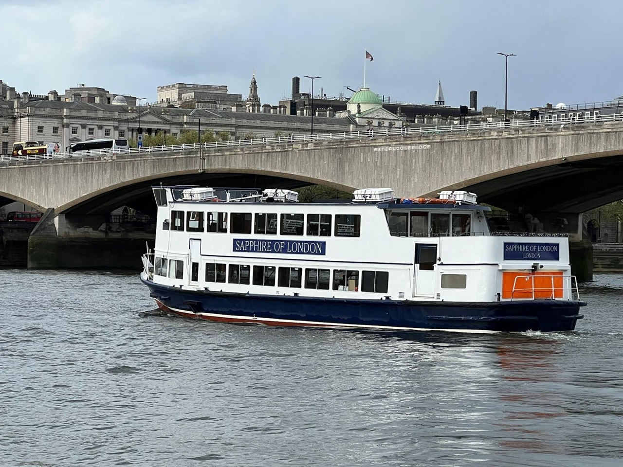 Thames River Tours aboard the Sapphire of London