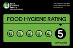 Food Hygiene Rating 5 out of 5